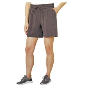 Mondetta Woven Shorts, Purple Charcoal/Gray, Small, NWT